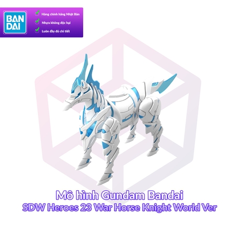 Mô hình Gundam Bandai SDW Heroes 23 War Horse Knight World Ver SD World Heroes [GDB] [BSD]