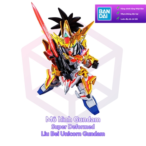 Mô Hình Gundam Bandai SD 001 Liu Bei Unicorn Gundam Sangoku Soketsuden [GDB] [BSD]