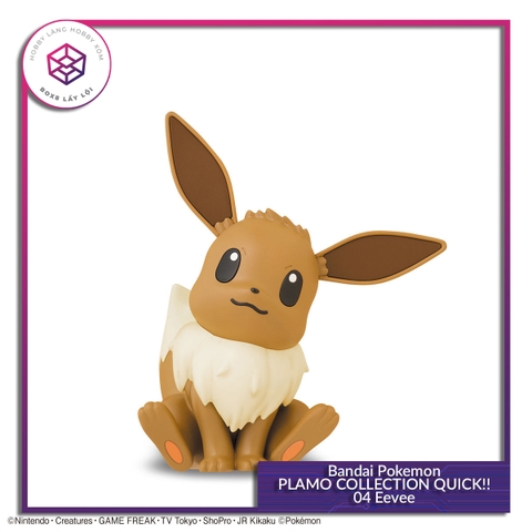 Mô hình Bandai Pokemon PLAMO COLLECTION QUICK!! 04 Eevee [GDB] [MKB]