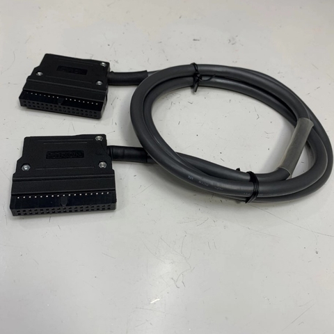 Cáp 0.7M 2.3ft Siron X210-3-700mm Cable 34 Pin MIL Connector IDC 34 Pin Female to Female Pitch 2.54mm Round Cable For Servo Driver/PLC and Terminal Block Breakout Board