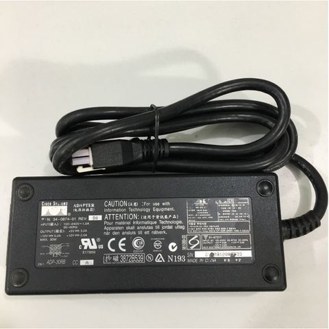 Adapter Cisco 34-0874-01 12V 2A 5V 3A Connector Size 6 Pin ATX Molex