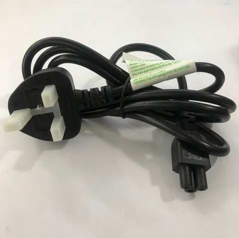 Dây Nguồn HONGLIN HL-044 HL-052 UK Chuẩn 3 Chấu Có Cầu Chì AC Power Cord BS1363 to C5 2.5A 250V 3X0.75mm Length 1.5M