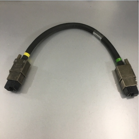 Cáp Cisco 37-1122-01 Power Stack Cable 30CM Black For Cisco Equipment CAB-SPWR-30CM Hàng Bóc Thiết Bị Đã Qua Sử Dụng