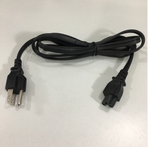 Dây Nguồn Longwell LP-30B LS-18 Chuẩn 2 Chân Dẹt Và 1 Tròn NEMA 5-15P to C5 AC Power Cord 7A 125V 3x0.75mm Cable FLAT Length 1.8M