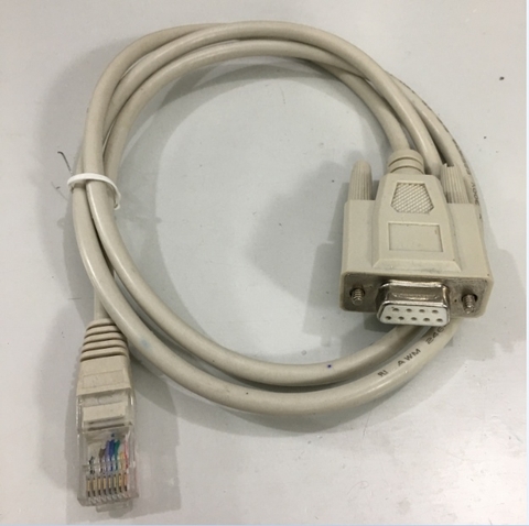 Cáp Kết Nối Truyền Thông RJ45 Male to DB9 Female Grey Length 1M