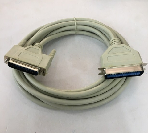 Cáp Máy In Tem Nhãn Công Nghiệp Industrial Label Printer SATO CL4NX CL6NX LPT IEEE1284 Parallel DB25 to DB36 M/FDB9 Cable Length 5M