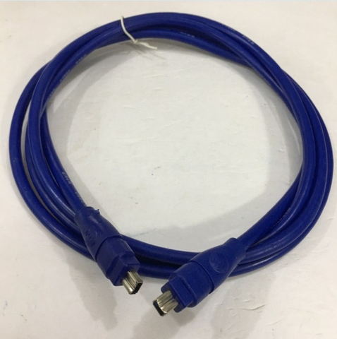 Cáp IEEE 1394a FireWire 400 Cable 4 Pin to 4 Pin Blue Length 1.8M