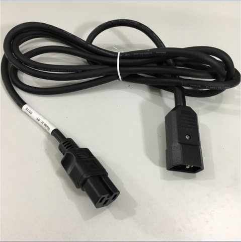 Dây Nguồn IEC 60320 C14 to C15 CISCO 37-1157-01 10A 250V 18AWG 3x1.0mm Black Power Cord Length 2M