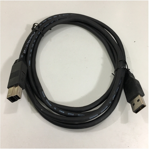 Cáp Kết Nối Chính Hãng HONTRON 5KL2E045D E246588 AWM 20276 30V Cable USB 3.0 Type A to Type B Cable Connector Types Length 1.8M
