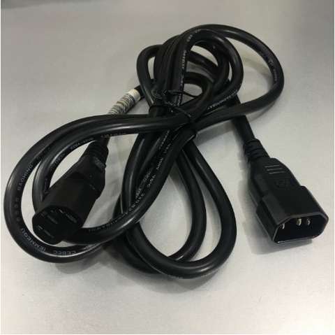 Dây Nguồn Máy Chủ Volex V1625 VAC14S AC Power Cord C13 to C14 10A 250V 3x0.824mm² 18AWG For UPS PDU APC ARES Eaton Emerson Và Server Rack Length 2M