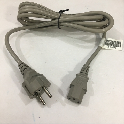 Dây Nguồn Canon RH9-1170 I-SHENG SP-022 IS-14 Chuẩn 2 Chân Đầu Tròn AC Power Cord Schuko CEE7 Euro Plug to C13 10A 250V 3x1.0mm² For Printer Và Máy Chủ IBM DELL HP LENOVO Thiết Bị Mạng Cisco Huawei Và Thiết Bị Y Tế Length 2.5M