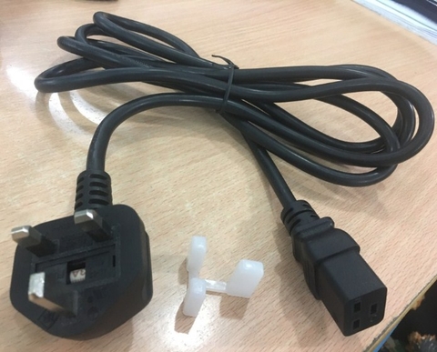 Dây Nguồn Economy AL-82 AL-SH3 AC Power Cord BS1363 to IEC60320 C19 13A 16A 250V 3x1.5mm For Máy Chủ và Cisco Router Length 2M