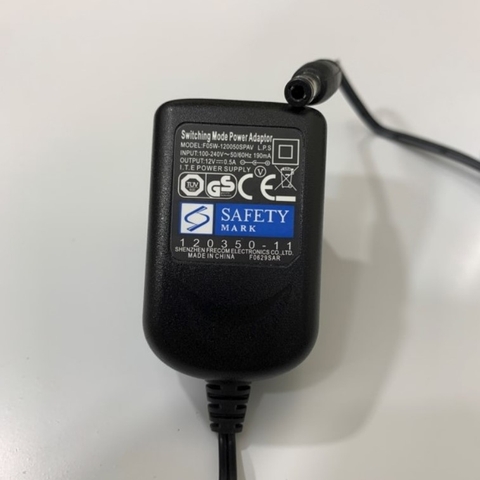 Adapter 12V 0.5A Shenzhen OEM Phihong PSAA06R-120L6 12V 0.5A Connector Tip Size 5.5mm x 2.1mm For Cân Điện Tử Electronic Balance Scale Power Supply