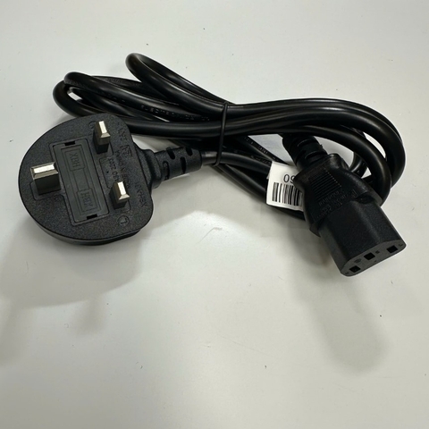 Dây Nguồn 1.5M 5ft XINBAIHUI XBH-Y31 XBH-C13 AC Power Cord Fused 13A BS1363A to C13 10A 250V 18AWG 3x0.75mm² UL Cable OD 7.0mm For Cisco and Industrial PC Desktop Computer