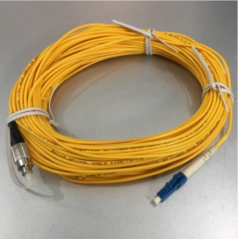 Dây Nhẩy Quang LC-FC Simplex Single Mode Fiber Optic Patchcord Fiber Cable 2.0mm PVC Length 25M
