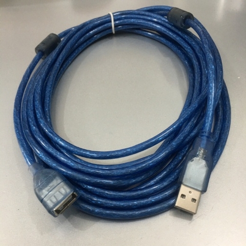 Cáp Nối Dài USB 2.0 A Male to A Female Extension Cable Blue 17ft 5M