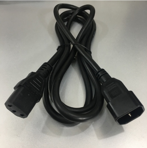 Dây Nguồn Máy Chủ Volex V1625BS VAC14LS AC Power Cord C13 to C14 10A 250V 3x1.0mm² 18AWG For UPS PDU APC ARES Eaton Emerson Và Server Rack Length 1.9M