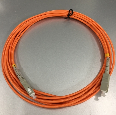 Dây Nhẩy Quang SC To SC Simplex Multimode Fiber Optic Patch Cord SC-SC Cable OS2 50/125 3.0mm PVC Length 5M
