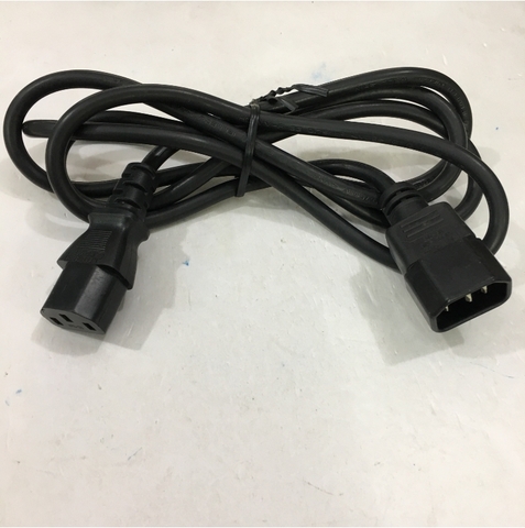 Dây Nguồn WELL SHIN WS-002 WS-003 AC Power Cord IEC60320 IEC C13 to IEC C14 10A 250V 3x0.75mm² For Computer Desktop Network Switch Router length 1.8M