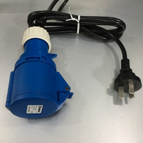 Dây Nguồn 20A AS3112 Australia Power Cord Plug to IEC 60309 32A 250V IP44 Female Cable H05VV-F 3x1.5mm² Length 2.5M