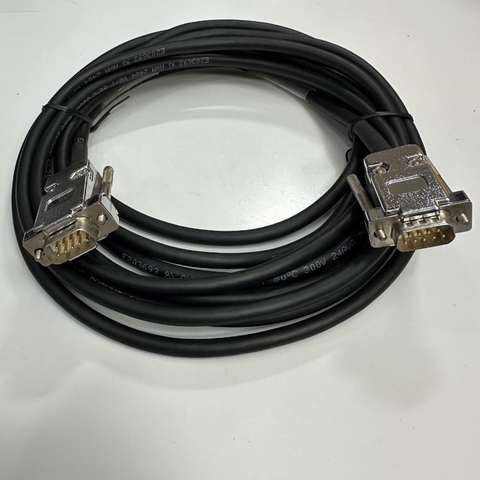 Cáp 5M 17ft Cable DB9 Male to Male For External Control witch Laser PC RTC4 Cable 24AWG 80°C 300V