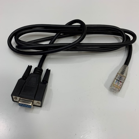 Cáp 1.8M 6ft USB-S6-L-T00-3.0 Shielded Cable Connector RJ45 to DB9 Female For Servo Inovance IS620P Series CN3 with Computer/HMI RS232 Communication