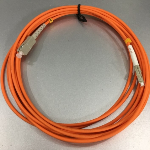 Dây Nhẩy Quang SC To LC Simplex Multimode Fiber Optic Patch Cord SC-LC Cable OS2 50/125 3.0mm PVC Length 5M