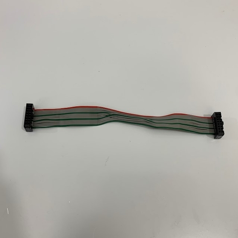 Cáp Bẹ Nhiều Mầu 16 Pin 2.54mm Pitch 2x8P 16 Wire IDC Flat Rainbow Ribbon Cable IDC Female to Female Dài 30Cm