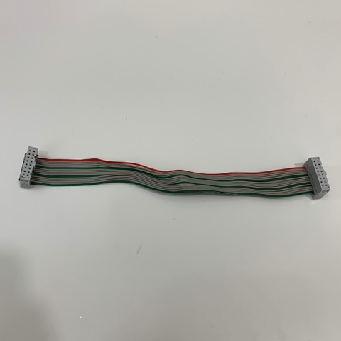 Cáp Dài 1.5M 5ft IDC 16 Pin FC 2*8 Pitch 2.54mm Cable Flat Ribbon Data Rainbow Color 16 Wire x 1.27mm Cable 28AWG 105°C 300V For Machines, PLC, Digital I/O Board