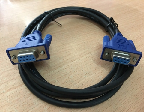 Cáp Lập Trình 1747-CP3 RS232 DB9 Female to RS232 DB9 Female PLC programming For Allen Bradley Micrologix SLC500 dài 3M