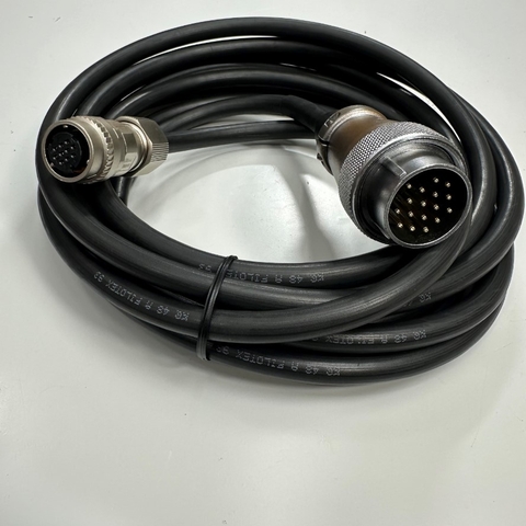 Cáp 3M 10ft Yaskawa Servo Encoder Cable Connector WEIPU WS28 17 Pin Male to SM10-SP10S-M 10 Pin Female For Yaskawa Servo Drives And Motor Encoder Cable
