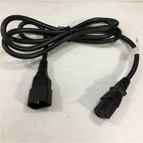 Dây Nguồn Máy Chủ Huawei 0405G019 ASAP A12-0012-AC2 A12-0067-AC2 AC Power Cord IEC60320 IEC C13 to IEC C14 10A 250V 3x1.0mm² 18AWG For APC Smart-UPS SRT 8000VA RM 230V Và Server IBM HP DELL LENOVO Length 1.8M