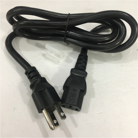 Dây Nguồn HONGLIN HL-002 HL-004 Chuẩn 2 Chân Dẹt Và 1 Tròn NEMA 5-15P to C13 AC Power Cord 13A 125V 3x1.31mm² 16AWG Length 1.5M