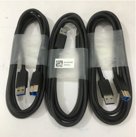 Cáp Kết Nối Chính Hãng Dell JI-HAW E118077 AWM STYLE 20276 USB 3.0 Type A to Type B Cable Connector Types Length 1.8M
