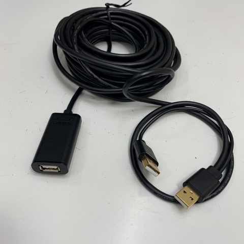 Cáp 10M 30ft USB 2.0 Active Extension Repeater Cable Male to Female Built-in IC For Camera Hội Nghị Poly Studio Sound Bar