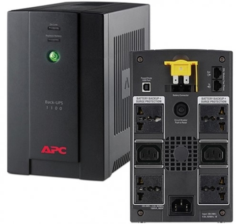 Bộ Lưu Điện APC Back-UPS BX1100LI-MS 1100VA 230V AVR Universal and IEC Sockets