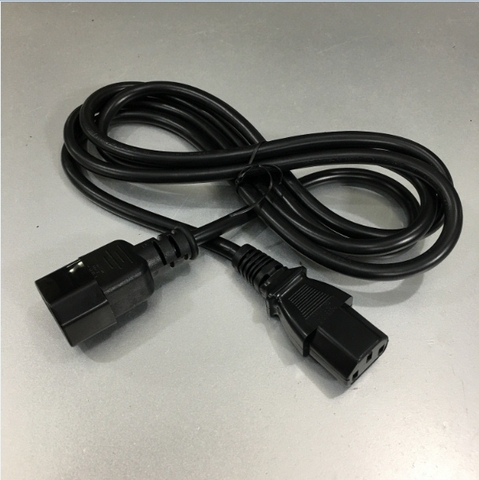 Dây Nguồn PWC-GPCMF180 I-SHENG IS-14 IS-011 C13 to C14 AC Power Cord 10A 250V 3x0.75mm² Cable Length 1.8M