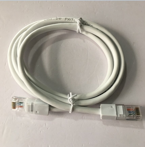 Dây Nhẩy Original Patch Cord Lan Network Cat5e UTP 8 Wire Full Straight-Through Cable White Supports 10/100/1000 Ethernet Length 1.2M