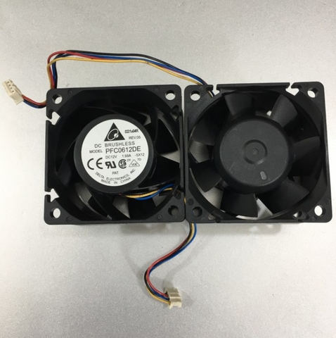 Quạt Làm Mát Máy Chủ Delta Electronics PFC0612DE Server DC 12V 1.68A 60x60x38mm 4Pin Connector