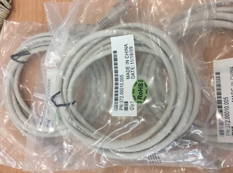 Cáp Mạng Đúc Original Patch Cord Lan Network Cisco 372-00010-005 Cat5e UTP 8 Wire Full Straight-Through Cable White Supports 10/100/1000 Ethernet Length 1.5M