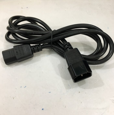 Dây Nguồn Máy Chủ YFC BONEAGLE YFC-C-SF-81 SF-82AC Power Cord C13 to C14 10A 250V 3x1.0mm² 18AWG For UPS PDU APC ARES Eaton Emerson Và Server Rack Length 1.6M