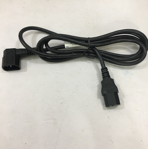 Dây Nguồn VOLEX VAC14LA V1625 Chữ L 90 Độ Vuông Sang Góc Trái PDU AC Power Cord C14 Left Angle to C13 10A 250V 3x0.824mm² Length 2M