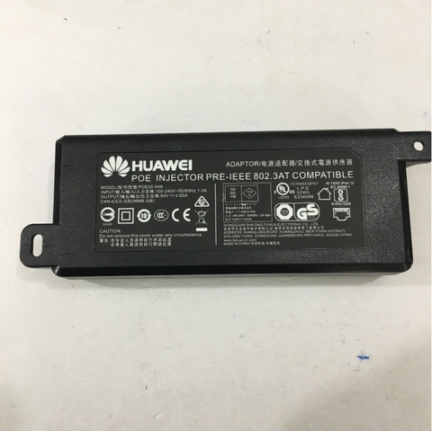 Bộ Chuyển Nguồn POE 54V 0.65A 35W HUAWEI UE-POE-35 PoE Standard 802.3af/at PoE+  RJ45 10/100/1000 Mbit/s