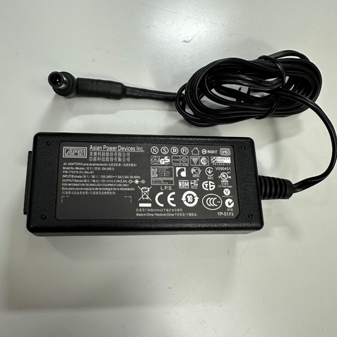 Adapter 12V 2.5A 30W APD Connector Tip Size 6.5mm x 4.4mm For Yokogawa AQ1200 AQ7280 AQ7284 AQ7282 AQ7283 OTDR Battery Charger Power Supply