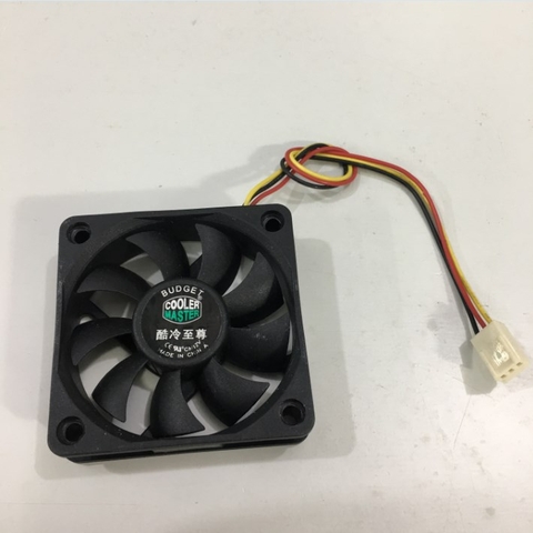 Fan Cooler Master 60x60x15mm 2000rpm DC 12V 2.8W Connector 3Pin