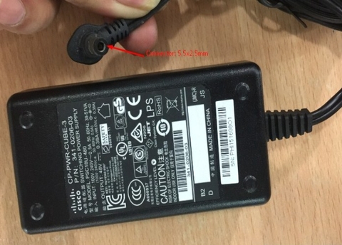 Adapter Original TriW 48V 0.38A CP-PWR-CUBE-3 Compatible Power Supply LOT of 10 IP VoIP Connector Size 5.5mm x 2.5mm