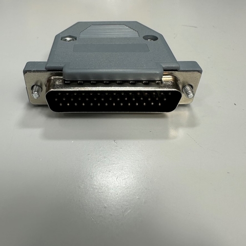 Đầu Jack DB44 44 Pin Male 3 Rows D-Sub Connector Plastic Hood Cover Backshell Solder Type Nickel 44 Way For Industrial Servo Motor, Interface I/O Control, Data Signal and Power Cable