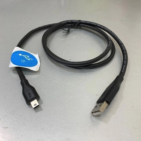 Cáp USB Type A to Mini USB B 5 Pin Cable Dài 1M For Datamax ONeil RL4 Printers RL4-DP-50000310