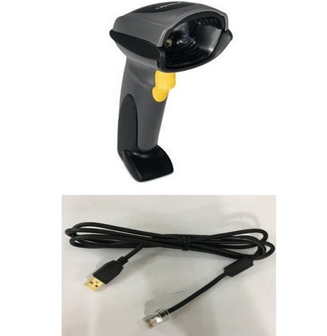 Cáp Máy Quét Symbol DS6708 Barcode Scanner CBA-U01-S07ZAR Cable USB to RJ50 10P10C Length 1.5M