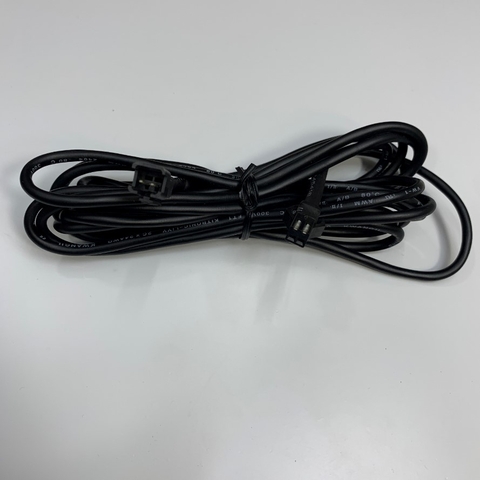 Cáp 10M 33ft Extension Cable CST-SM24-L5 Connector JST 2 Pin Male to Female Locking For Machine Vision Industrial LED Camera Lighting